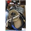 Image 2 : Propane hose, LED light strip, chain,