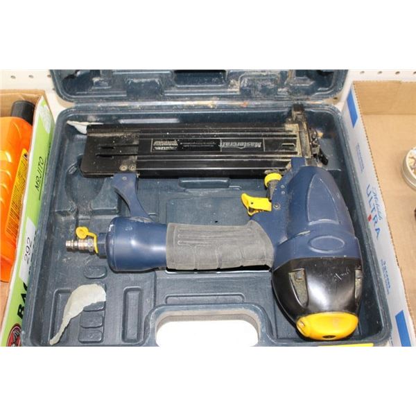 Mastercraft air-powered finishing nailer works