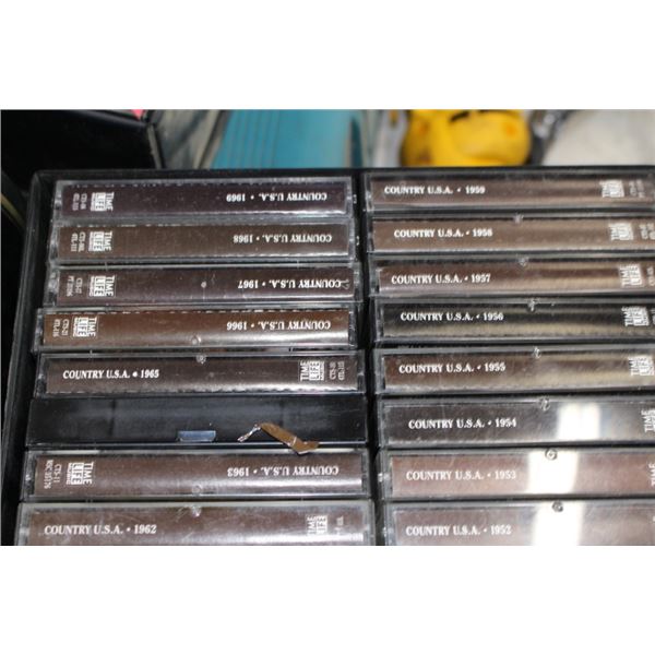 Vintage cassette tape collection