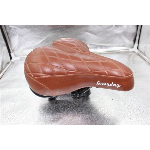 Bicycle seat, inflatable mattress pump, waterbed