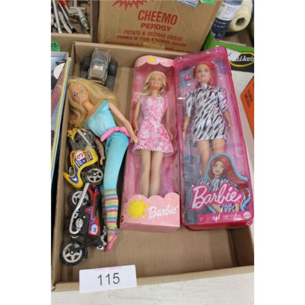 Barbie toys, motorcycle toys
