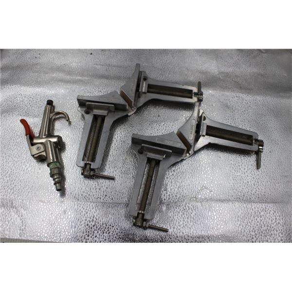 Corner vices, vice grips, bottle openers,