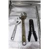 Image 3 : Cresent wrenches, exacto knives, Vice grip,