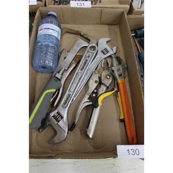 Cresent wrenches, vice grips, vice grip clamps,