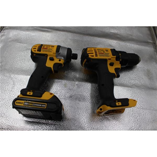 Dewalt cordless drill & impact works looks like