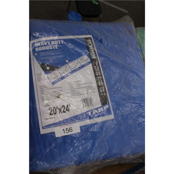 20'x24' blue tarp