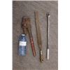 Image 2 : Rasp file, screwdrivers, pipe wrench, lighter,