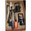 Image 4 : Rasp file, screwdrivers, pipe wrench, lighter,