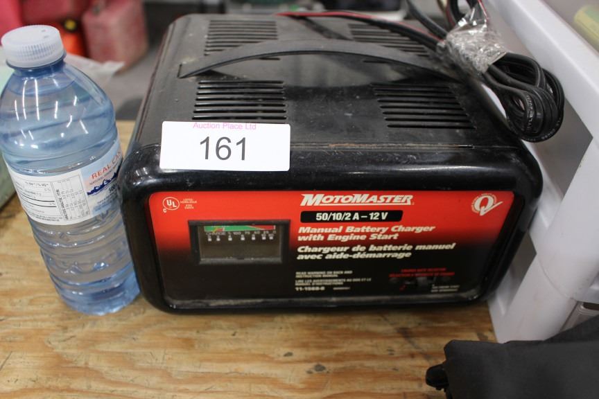 Motomaster manual battery charger works