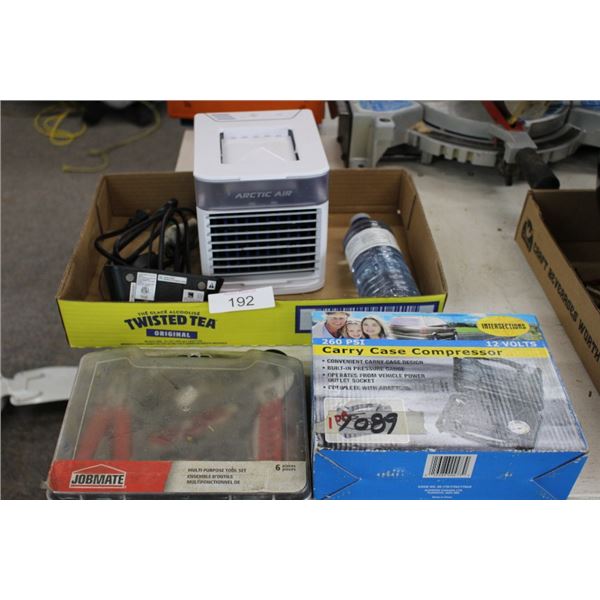 carry case compressor, job mate tool kit, Arctic