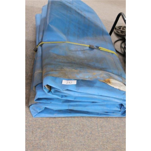 Blue tarp 20' x 20' in good condition
