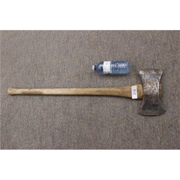 Double bladed axe