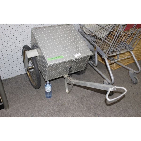 aluminum cart 26"x38"x23"