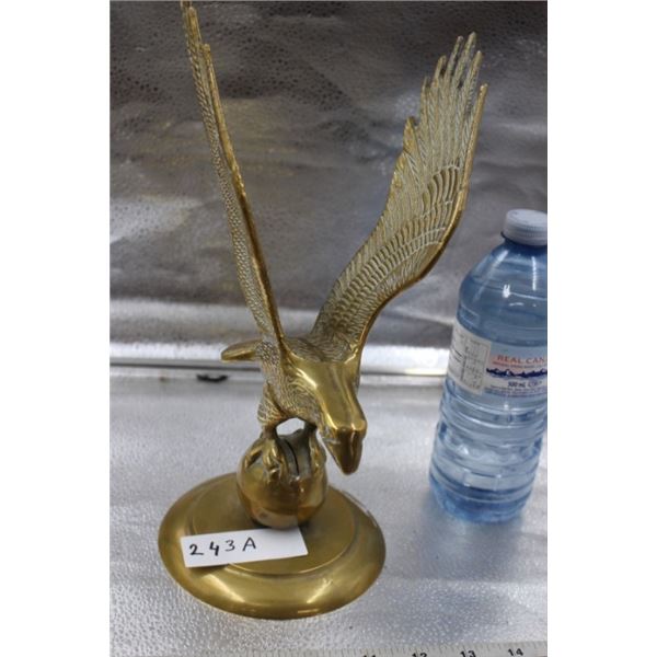 Brass eagle ornament