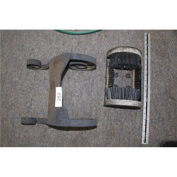 Boot brush and Metal Bootscraper