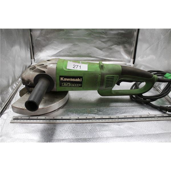 Kawasaki 15 amp angle grinder