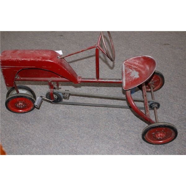 Antique, Metal  Pedal Tractor