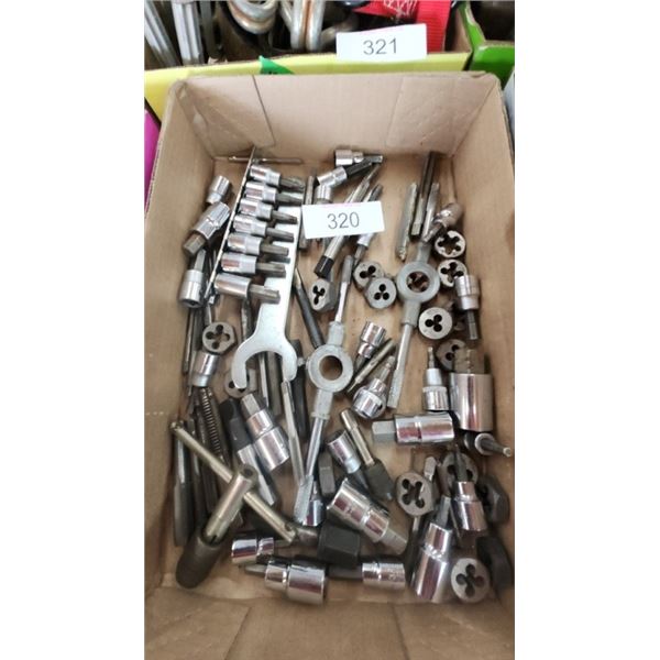 Taps & Dies, sockets, bits