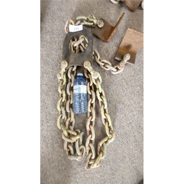 Lifting chain contraption