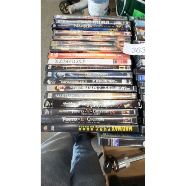 Collection of Movies DVDs