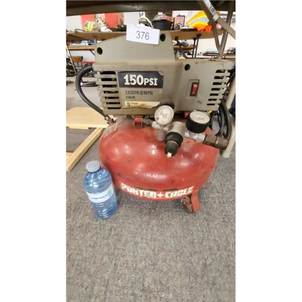 Porter-Cable air compressor works