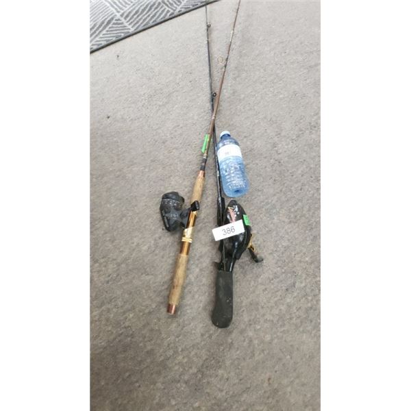 2 fishing rods
