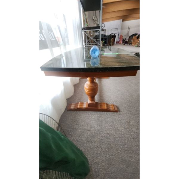 Stone top table 53 x 27 x 22