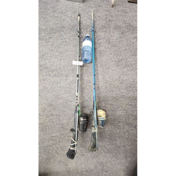 2 fishing poles