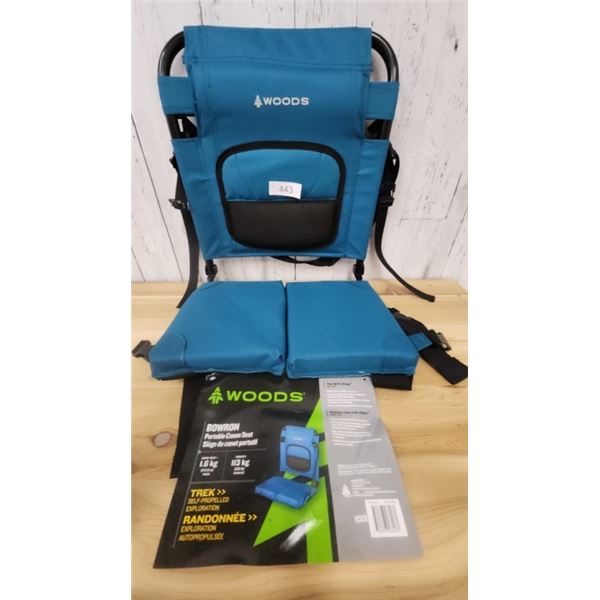 Portable canoe seat new