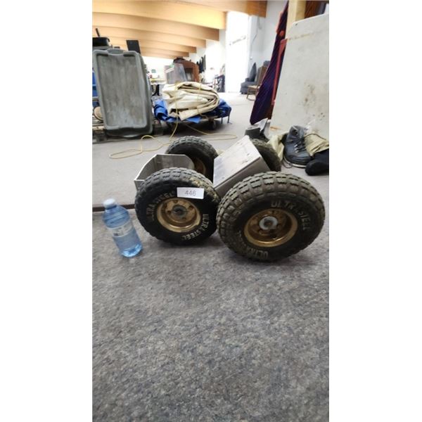 Dolleys w/ all terrain tires