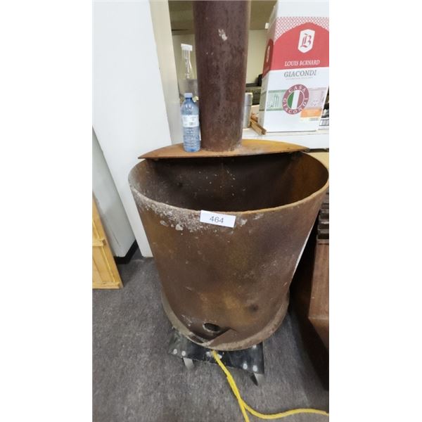 Large Metal  Fire Pit