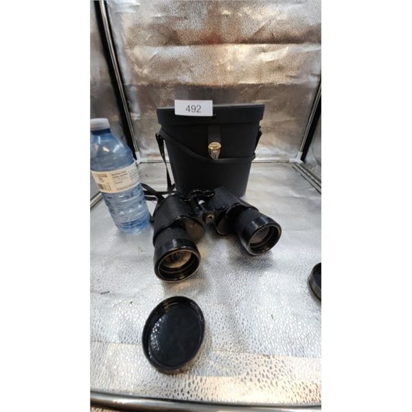 Vintage Binoculars c/w case  7 x 50