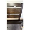 Image 2 : Queen size Head board with foot board & rails