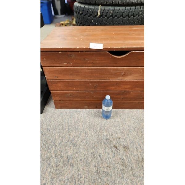 Wooden storage box