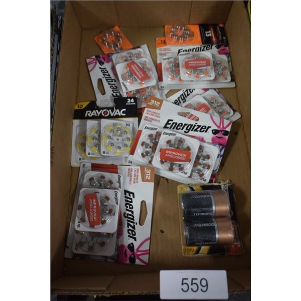 Assortment of batteries