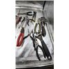 Image 3 : Tin snips, cresent wrenches, pliers, pipe wrench