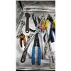 Image 2 : Cresent wrenches, tin snips, pry bar, pliers