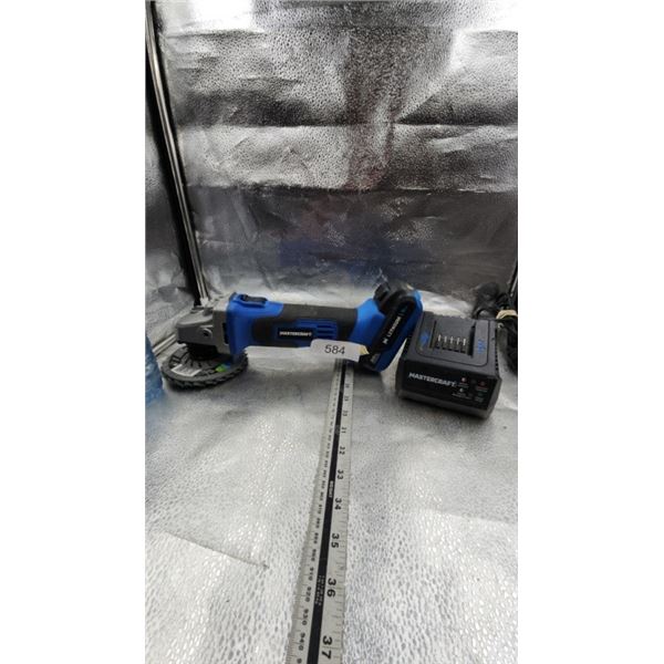 Mastercraft cordless grinder with charger works
