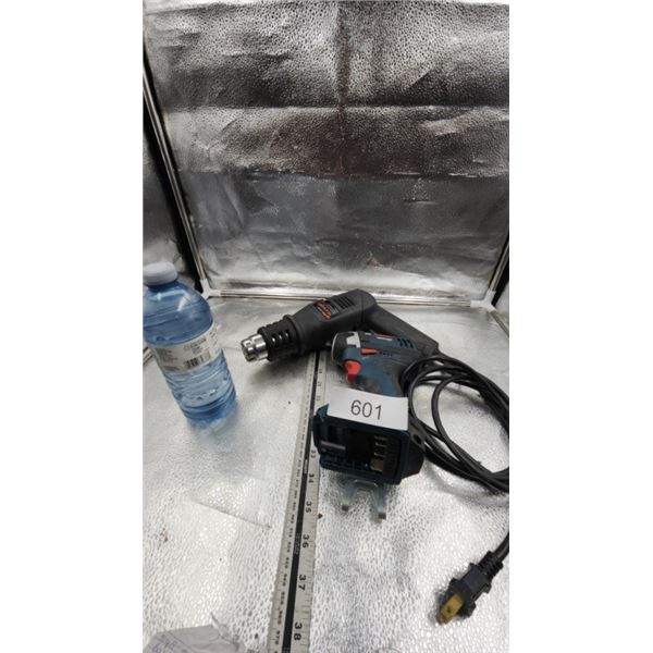 Black & Decker heat gun, bosch impact driver