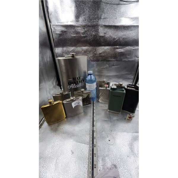 Collection of flasks