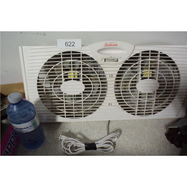 Sunbeam window fan works
