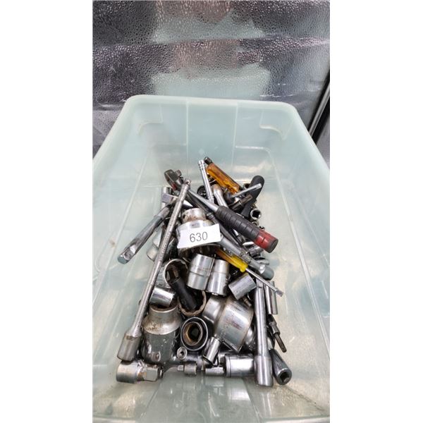 Sockets, extensions, breaker bars