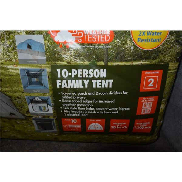 new-10 person family tent