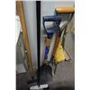 Image 1 : shovel, scraper, pitch fork, broom