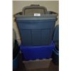 Image 1 : Plastic storage bins