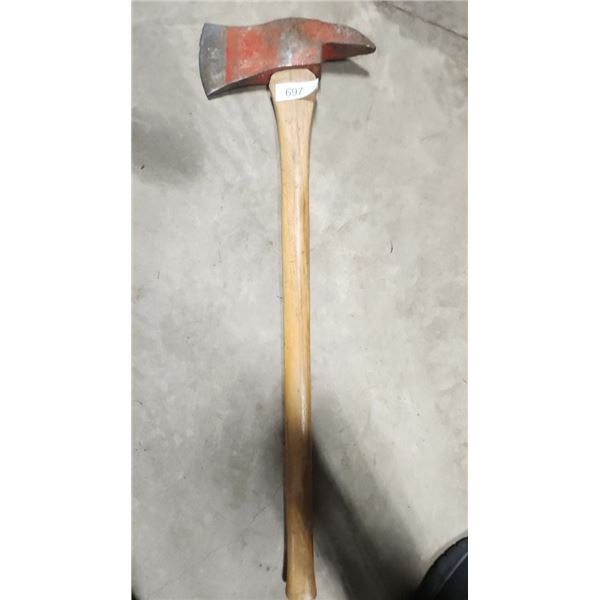 Wooden Handle Fireman's Axe