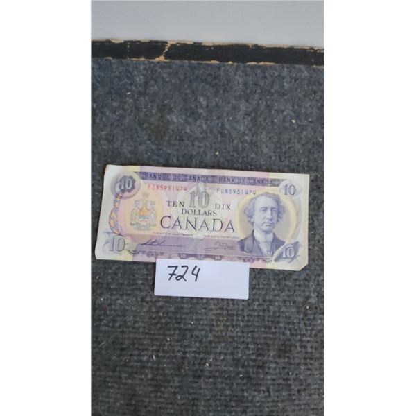 1-Ten Dollar Bill