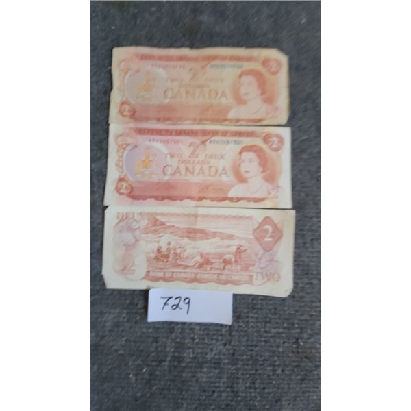 3-1974 Two Dollar Bills
