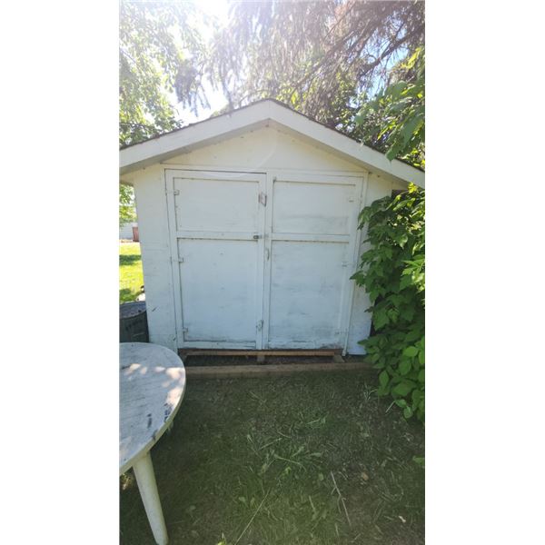8' x 12' Garden Shed On Skids 6' Door Way