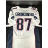 Image 1 : ROB GRONKOWSKI STITCHED NIKE WHITE PATRIOTS ON FIELD JERSEY